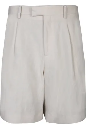 LARDINI Homme, Shorts, , Taille: M Bermuda en lin avec poches latérales