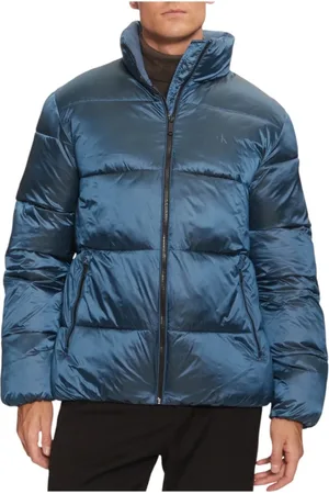Calvin Klein Homme, Vestes, Bleu, Taille: L Doudoune Bicolore