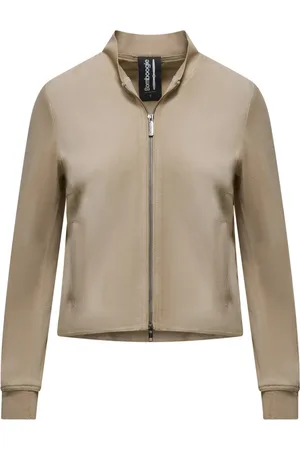 Bomboogie Femme, Vestes, Gris, Taille: 36 FR Veste en cuir Walp
