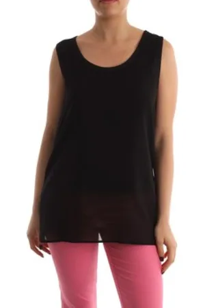 MARELLA Femme, Tops, Noir, Taille: 36 FR Top sans manches