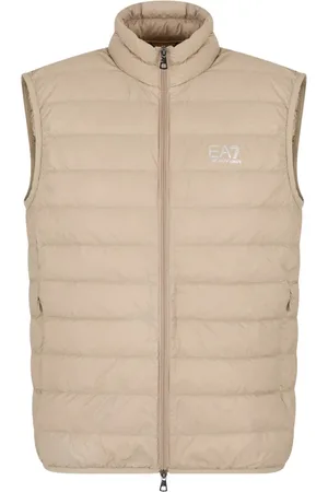 EA7 Homme, Vestes, , Taille: L Gilet matelassé marron Core Identity
