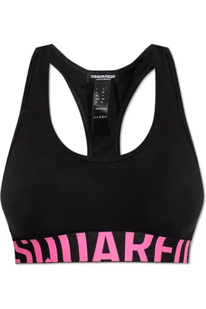 Dsquared2 Femme, Sport, Noir, Taille: 46 FR Logo Bra
