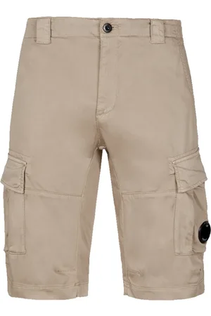 C.P. Company Homme, Shorts, Brun, Taille: L Short Cargo Stretch en Sateen