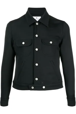 Courrèges Homme, Vestes, Noir, Taille: M Veste en coton style classique