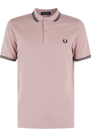 Comme des Garçons Homme, Tops, Rose, Taille: XL Polo Rose avec Slogan Énergie
