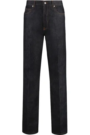 Salvatore Ferragamo Homme, Jeans, Bleu, Taille: L Jean Classique Jambe Droite