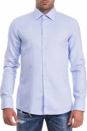 HUGO BOSS Homme, Chemises, Bleu, Taille: L Chemise Formelle