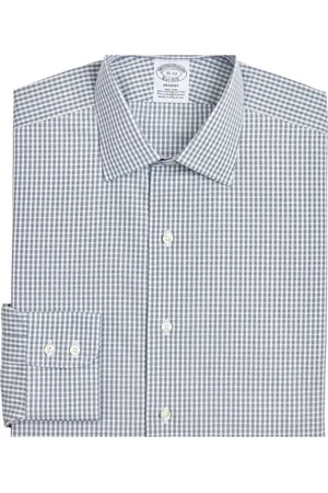 Brooks Brothers Homme, Chemises, Bleu, Taille: S Chemise habillée infroissable Regent à coupe classique
