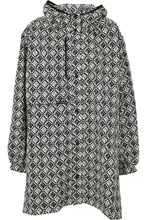 Marine Serre Femme, Sport, Noir, Taille: 42 FR Coupe-vent A-Line Moon Diamant