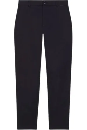 Calvin Klein Homme, Pantalons, Noir, Taille: W36 Pantalon Élastique en Sateen Noir