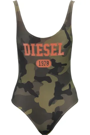 Diesel Femme, Maillots de bain, Vert, Taille: 36 FR Maillot de bain une pièce