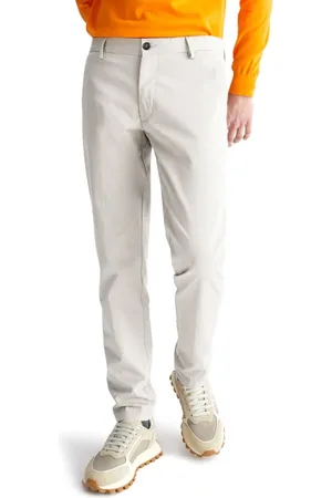Liu Jo Homme, Pantalons, Blanc, Taille: L Panta Chino Regular Capritela