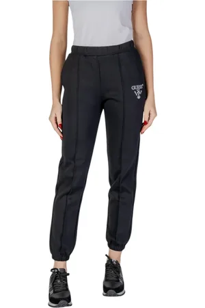 Guess Femme, Pantalons, Noir, Taille: 36 FR Pantalon de survêtement Sportif