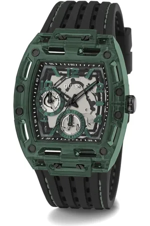 Guess Homme, Accessoires, Vert, Taille: ONE Size Montre Multifonction Phoenix