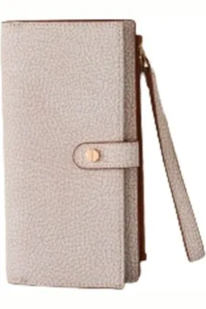 Borbonese Femme, Accessoires, , Taille: ONE Size Portefeuille en cuir