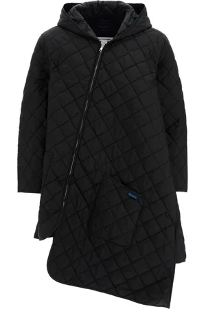 Comme des Garçons Homme, Manteaux, Noir, Taille: S Parka matelassée asymétrique