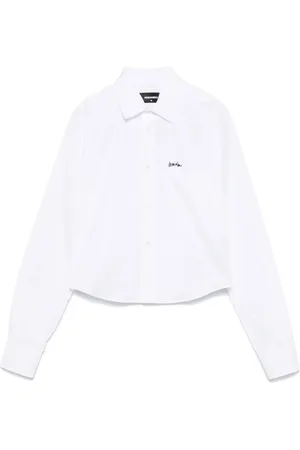 Dsquared2 Femme, Blouses et Chemises, Blanc, Taille: 40 FR Chemise