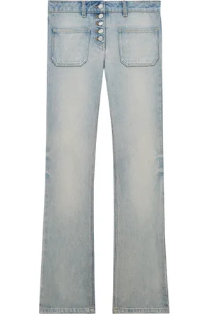 Courrèges Femme, Jeans, Bleu, Taille: 38 FR Jean Droit