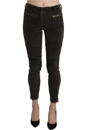 ERMANNO SCERVINO Femme, Jeans, Brun, Taille: 38 FR Pantalon Capri Mi-Haute Taille