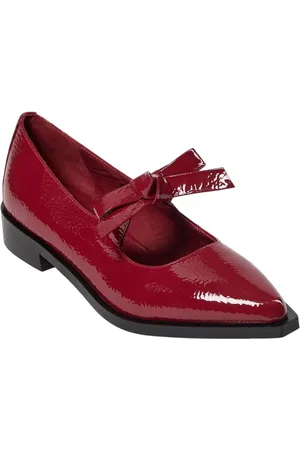 Sofie Schnoor Femme, Chaussures, Rouge, Taille: 37 EU Chaussures de ballerine rouges avec détail