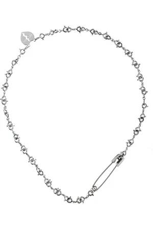 MAGLIANO Femme, Accessoires, Gris, Taille: ONE Size Collier Cœur Brisé