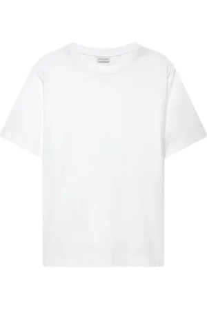 DRIES VAN NOTEN Homme, Tops, Blanc, Taille: M T-shirt Blanc Basique