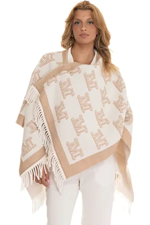 Max Mara Femme, Vestes, Multicolore, Taille: ONE Size Manteau Cape en Mélange de Laine