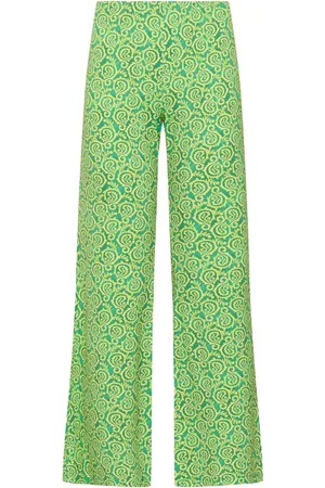 Maliparmi Femme, Pantalons, Vert, Taille: 40 FR Pantalon Corail D