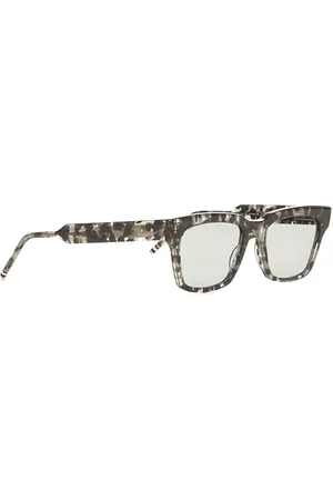 Thom Browne Unisex, Accessoires, Brun, Taille: ONE Size Lunettes de soleil à monture carrée