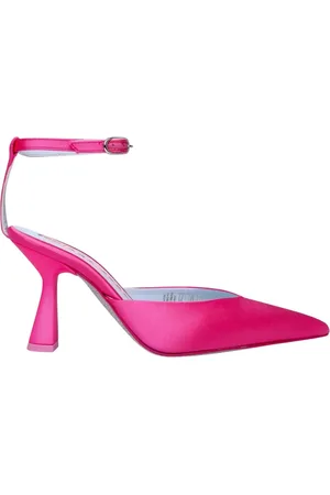 Chiara Ferragni Femme, Chaussures, Rose, Taille: 38 EU Escarpins en cuir satiné