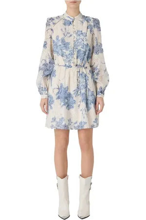 Guess Femme, Robes, Multicolore, Taille: 36 FR Robe Silhouette Florale