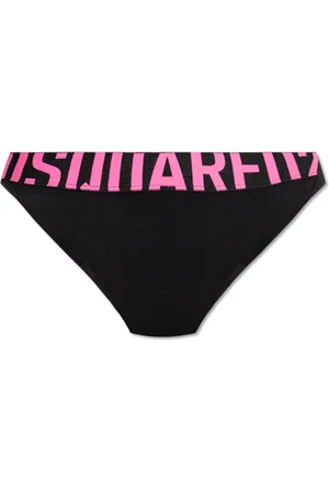 Dsquared2 Femme, Sous-vêtements, Noir, Taille: 46 FR Culottes avec logo