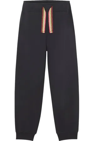 Lanvin Homme, Pantalons, Noir, Taille: L Pantalon de survêtement jogging en coton Curb