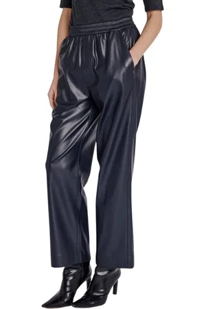 Berenice Femme, Pantalons, Bleu, Taille: 42 FR Pantalon Preston | Pantalon en simili cuir