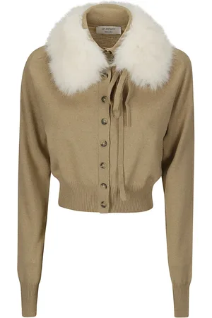 Sportmax Femme, Pulls, Brun, Taille: 40 FR Cardigan Sportif