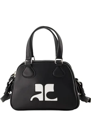 Courrèges Unisex, Sacs, Noir, Taille: ONE Size Mini Sac Bowling