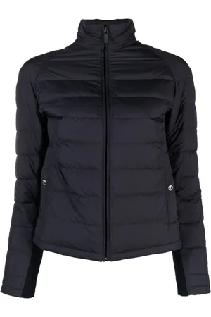 Thom Browne Femme, Vestes, Bleu, Taille: 38 FR Doudoune Rembourrée