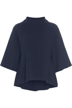Bitte Kai Rand Femme, Pulls, Bleu, Taille: 38 FR Blouse en maille A-ligne Dark Midnight