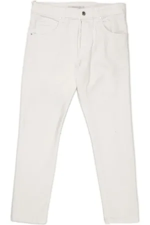 Don the Fuller Homme, Jeans, Blanc, Taille: W35 Jean en polyester Bull Denim 5 poches