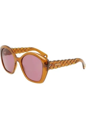 Lanvin Femme, Accessoires, Brun, Taille: ONE Size Lunettes de soleil marron bio-injectées avec verres de catégorie 3