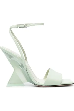 The Attico Femme, Chaussures, Vert, Taille: 40 EU Cheope Sandal 105mm