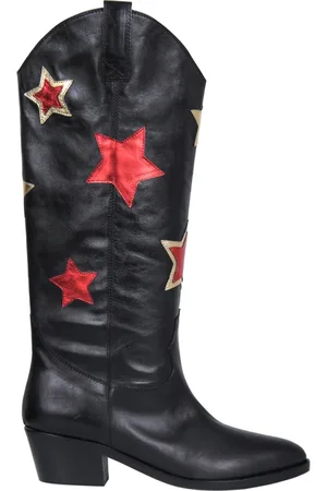 Chiara Ferragni Femme, Chaussures, Noir, Taille: 38 EU Bottes Texanes