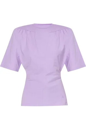 The Attico Femme, Tops, Violet, Taille: 36 FR T-Shirt Jewel