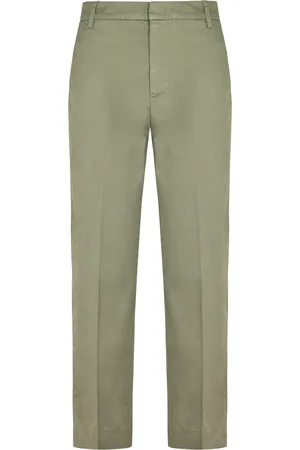 Dondup Femme, Pantalons, Vert, Taille: W29 Pantalon Zippé Nima