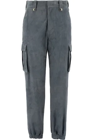 ERMANNO SCERVINO Femme, Pantalons, Gris, Taille: 38 FR Pantalon Cargo