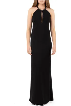 Max Mara Femme, Robes, Noir, Taille: 40 FR Élégante Robe Longue Collection Studio