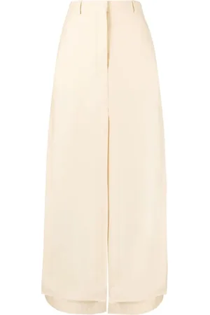 Lanvin Femme, Pantalons, , Taille: 40 FR Pantalon Maxi Évasé Fendu