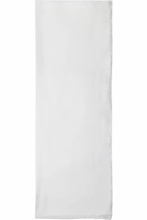 Elisabetta Franchi Femme, Accessoires, Blanc, Taille: ONE Size Élégant foulard pour un look tendance