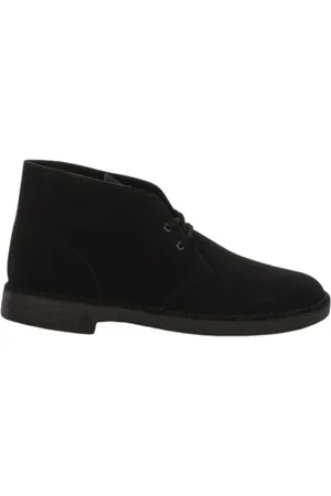 Clarks Femme, Chaussures, Noir, Taille: 36 EU Polacchino Desert Bottes