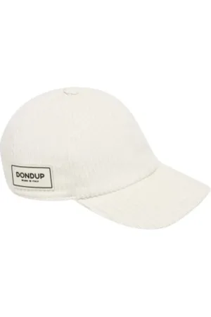Dondup Homme, Accessoires, , Taille: ONE Size Casquette de baseball en velours avec étiquette logo